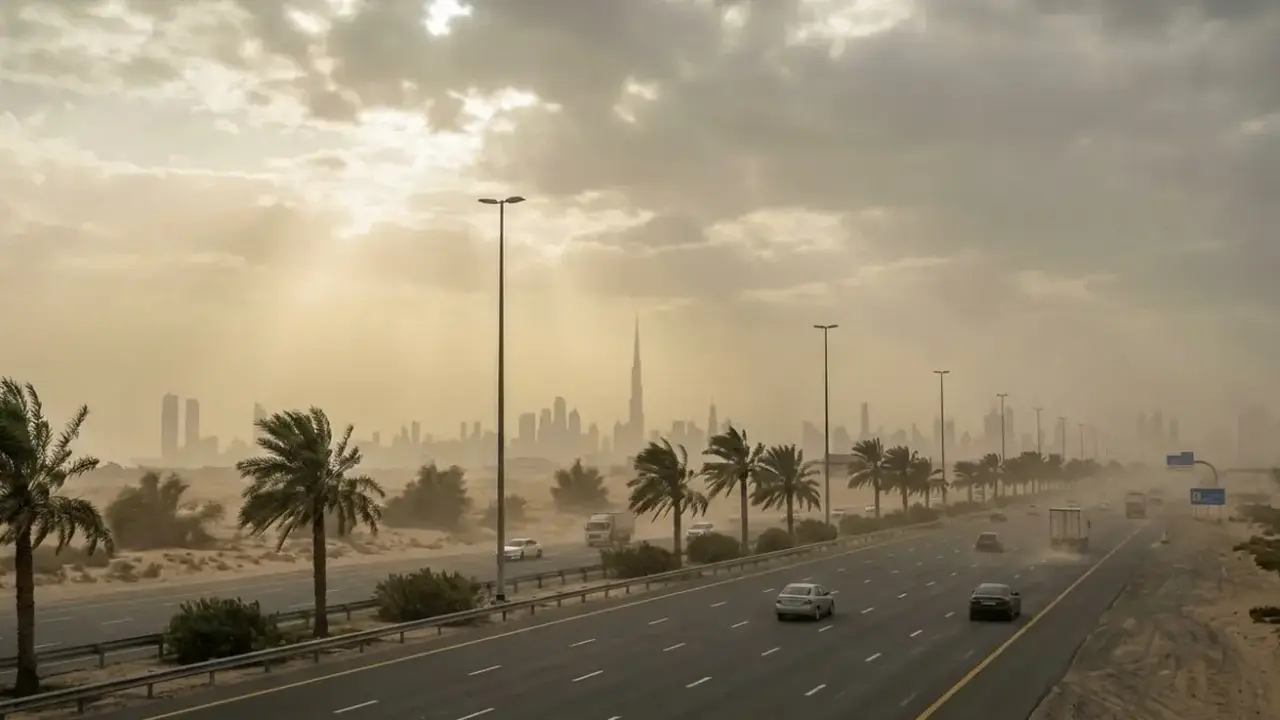 طقس الإمارات حتى السبت: أمطار خفيفة ورياح تصل سرعتها لـ 50 كيلومتراً بالساعة